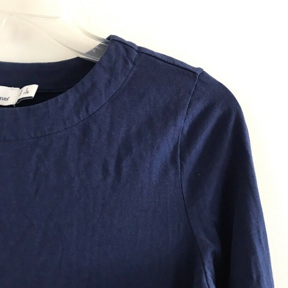 Vineyard Vines | Pullover Top Eyelet Kids Sz L - 14 Blue Front Pockets Crewneck - Picture 3 of 6